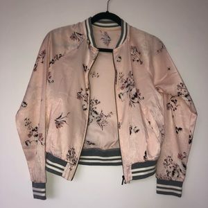 Light Pink Bomber Jacket
